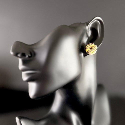 Cute donut stud earrings