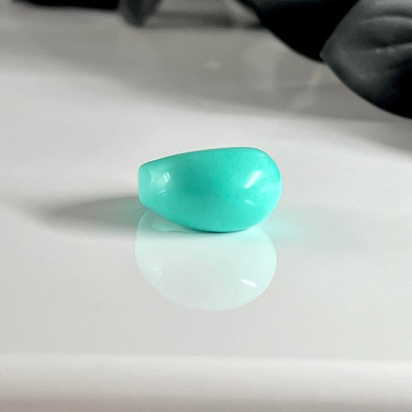 Chunky ring turquoise green