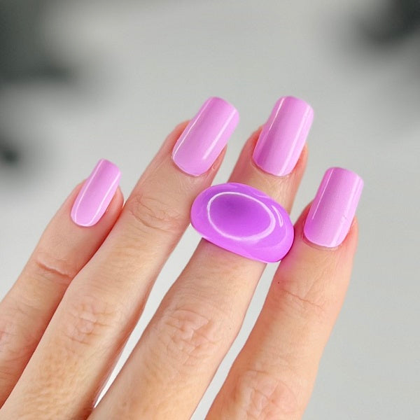 Chunky ring purple