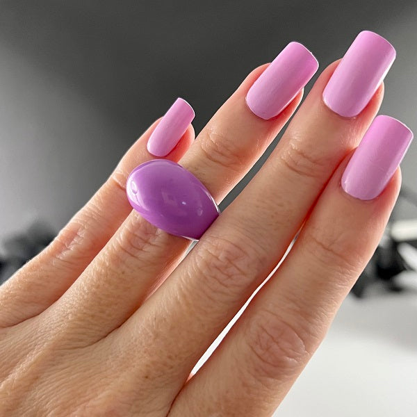 Chunky ring purple