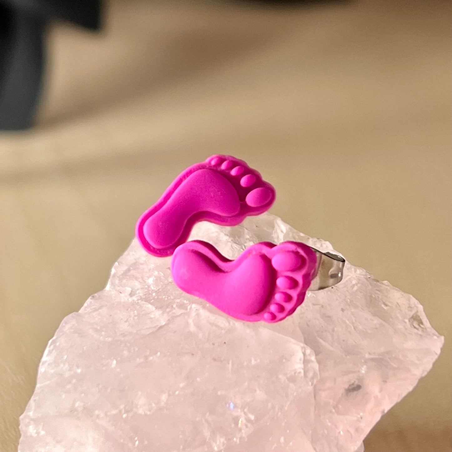 Small footprint studs, multiple colour options, handmade earrings
