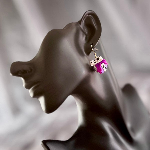 Bright colour present novelty dangle earrings 